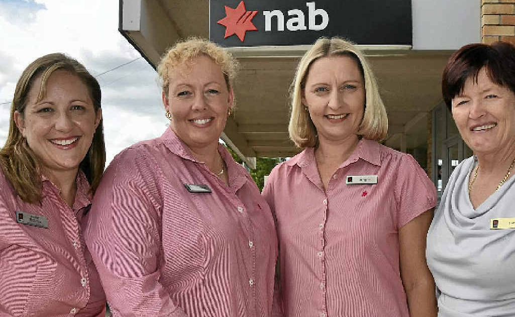 Kellie Robson, Karenne Mullins, Angie Maguire and Sue Stevens are excited to celebrate the Allora NAB’s 125th birthday. Kellie Robson, Karenne Mullins, Angie Maguire and Sue Stevens are excited to celebrate the Allora NAB’s 125th birthday.